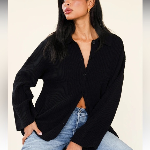 Sisterhood Sweaters - Sisterhood Clio Cardigan 100% Merino Wool Minimalist Chic